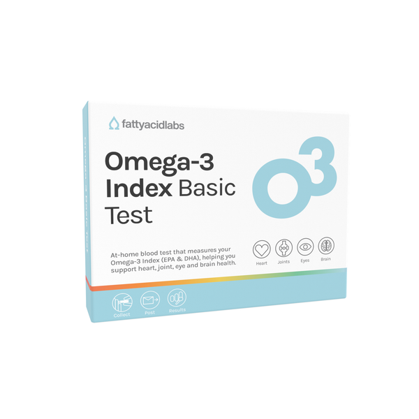 Omega-3 Index Basic at-home dried blood spot test kit
